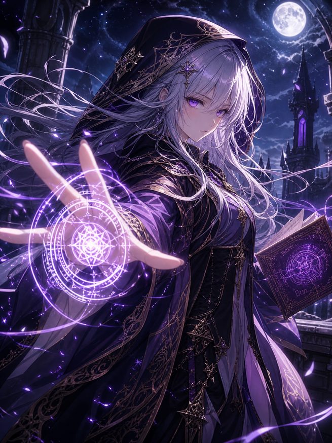 推特动漫-魔法少女黑月传说 · 动漫短片