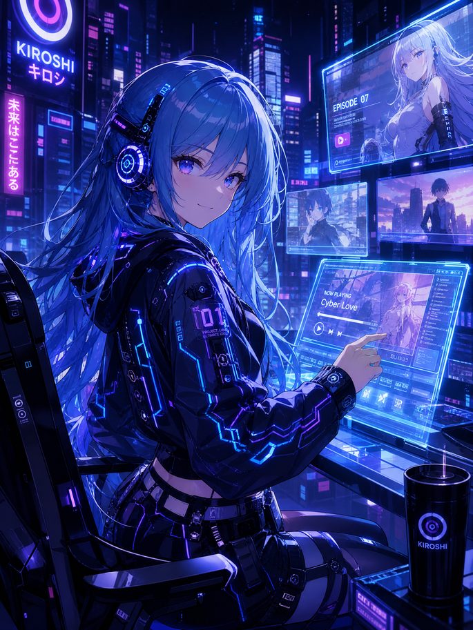 推特动漫-赛博少女AI觉醒 · 动漫演示